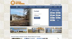 Desktop Screenshot of casasenmerida.com.mx
